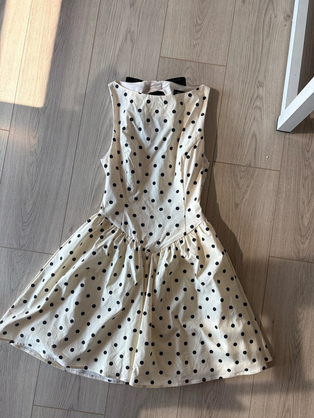 Polka dot mini dress